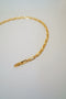 Rima Beveled Chain Necklace -18K Gold Plated Over Brass - Sunnysideus 