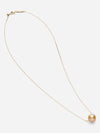 MIA Floating Solitaire Golden South Sea Pearl Necklace - 14K Gold Hardware - Sunnysideus 