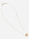 MIA Floating Solitaire Golden South Sea Pearl Necklace - 14K Gold Hardware - Sunnysideus 