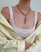 Antoinette Double Cable Vintage Ball Tassel Necklace - Sunnysideus 