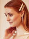 Florence Italian Hand Carved Cameo & Cultured Pearl Linear Earrings  - 10 Karat Gold - Sunnysideus 