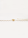 GAIA - the Elephant Pearl Bracelet - 10 Karat Yellow Gold - Sunnysideus 