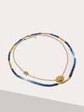 Paradise Ombre Blue Sapphire Necklace Set - Sunnysideus 
