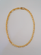 Rima Beveled Chain Necklace -18K Gold Plated Over Brass - Sunnysideus 
