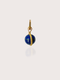 Lapis Lazuli Earthly Globe Drop Pendant - 18K Gold Plated - Sunnysideus 