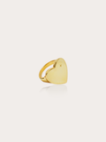 Sweet Customizable Heart Shaped Signet Ring - Sunnysideus 