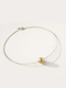 MIA Floating Solitaire Pearl Wire Necklace - South Sea GOLD - Sunnysideus 